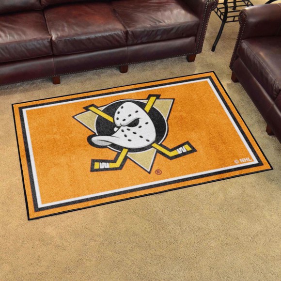 Picture of Anaheim Ducks 4ft. x 6ft. Plush Area Rug