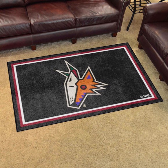 Picture of Arizona Coyotes 4ft. x 6ft. Plush Area Rug