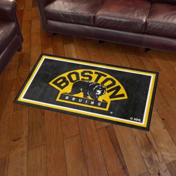 Picture of Boston Bruins 3ft. x 5ft. Plush Area Rug