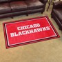 Picture of Chicago Blackhawks 4ft. x 6ft. Plush Area Rug