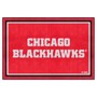 Picture of Chicago Blackhawks 5ft. x 8 ft. Plush Area Rug
