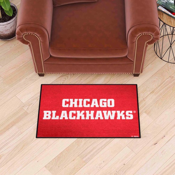Picture of Chicago Blackhawks Starter Mat Accent Rug - 19in. x 30in.