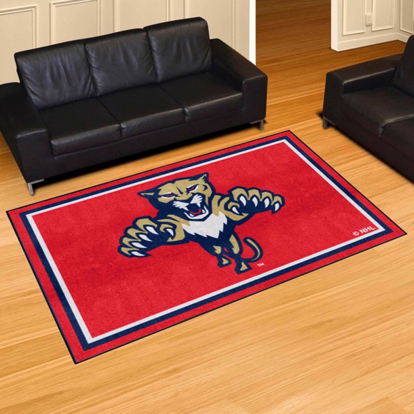Picture of Florida Panthers 5ft. x 8 ft. Plush Area Rug