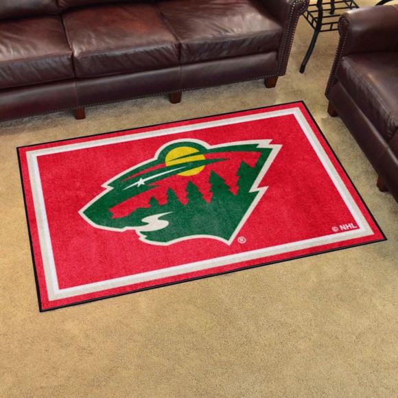 Picture of Minnesota Wild 4ft. x 6ft. Plush Area Rug