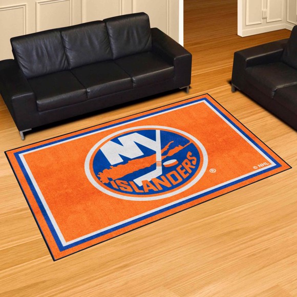 Picture of New York Islanders 5ft. x 8 ft. Plush Area Rug