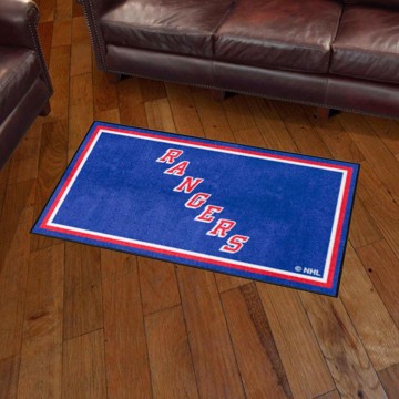 Picture of New York Rangers 3ft. x 5ft. Plush Area Rug