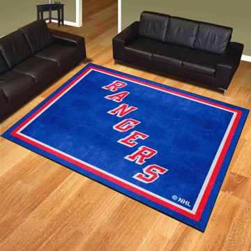 Picture of New York Rangers 8ft. x 10 ft. Plush Area Rug