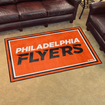 Picture of Philadelphia Flyers 4ft. x 6ft. Plush Area Rug