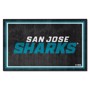 Picture of San Jose Sharks 4ft. x 6ft. Plush Area Rug