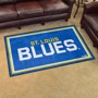 Picture of St. Louis Blues 4ft. x 6ft. Plush Area Rug
