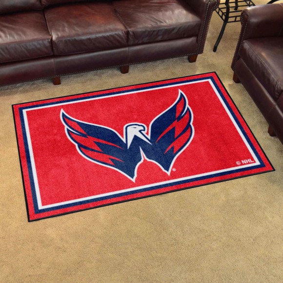 Picture of Washington Capitals 4ft. x 6ft. Plush Area Rug