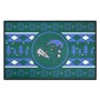 Picture of Tulane Green Wave Holiday Sweater Starter Mat Accent Rug - 19in. x 30in.
