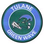 Picture of Tulane Green Wave Roundel Rug - 27in. Diameter