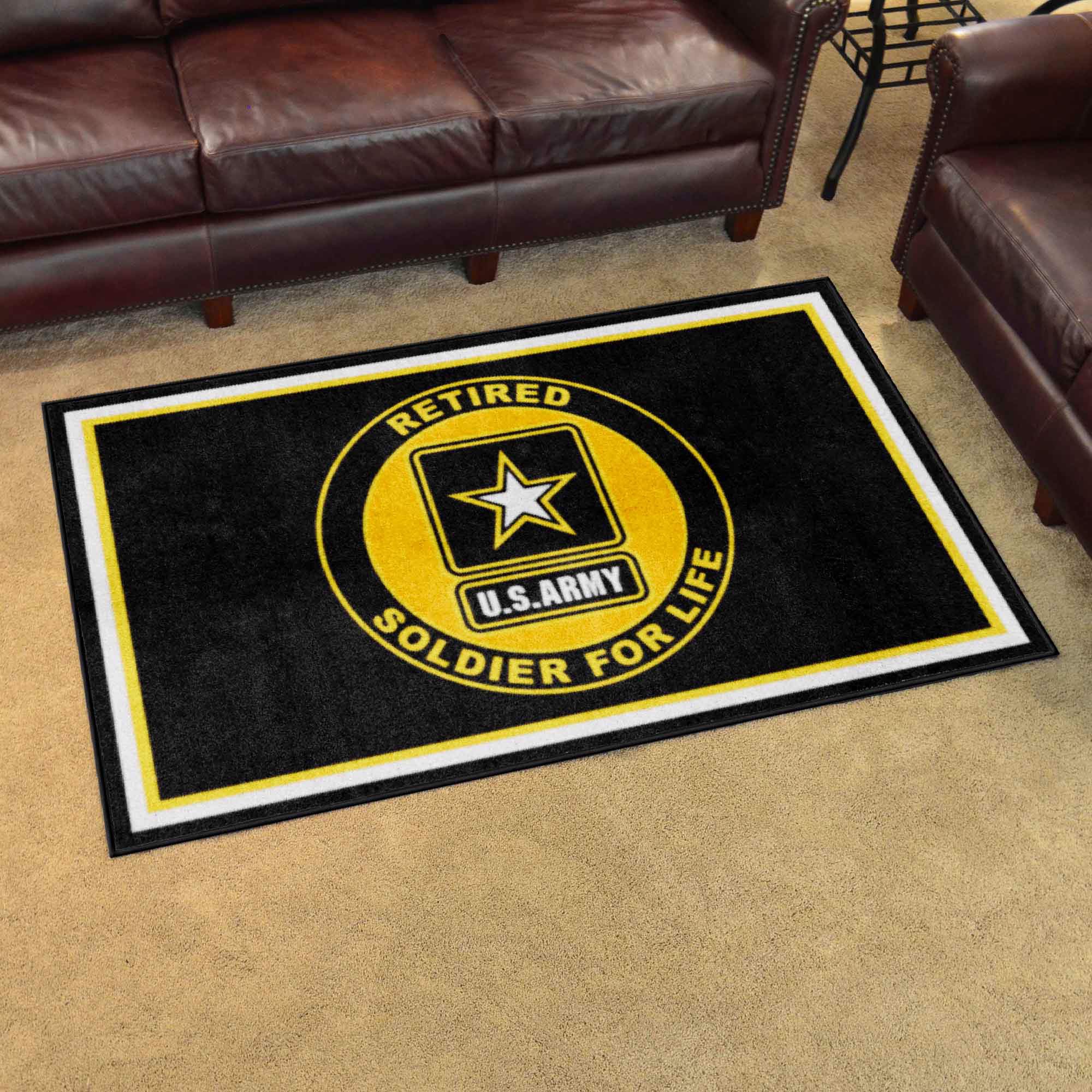 Fanmats Army 4ft. x 6ft. Plush Area Rug