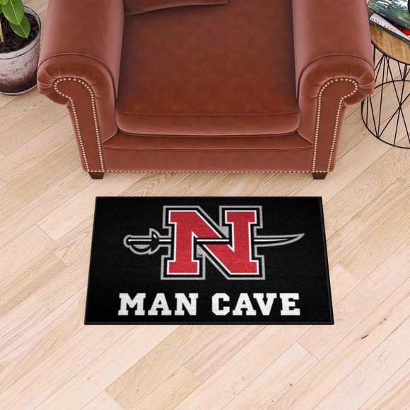 Picture of Nicholls State Colonels Man Cave Starter Mat Accent Rug - 19in. x 30in.