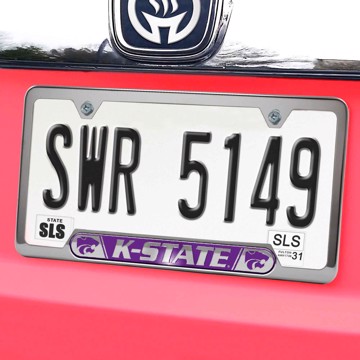 Picture of Kansas State Wildcats Embossed License Plate Frame, 6.25in x 12.25in