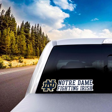 Picture of Notre Dame Fighting Irish 2 Piece Team Slogan Decal Sticker Set