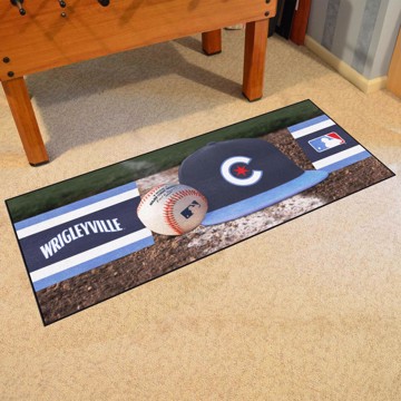 Picture of Chicago Cubs Baseball Runner Rug - 30in. x 72in.