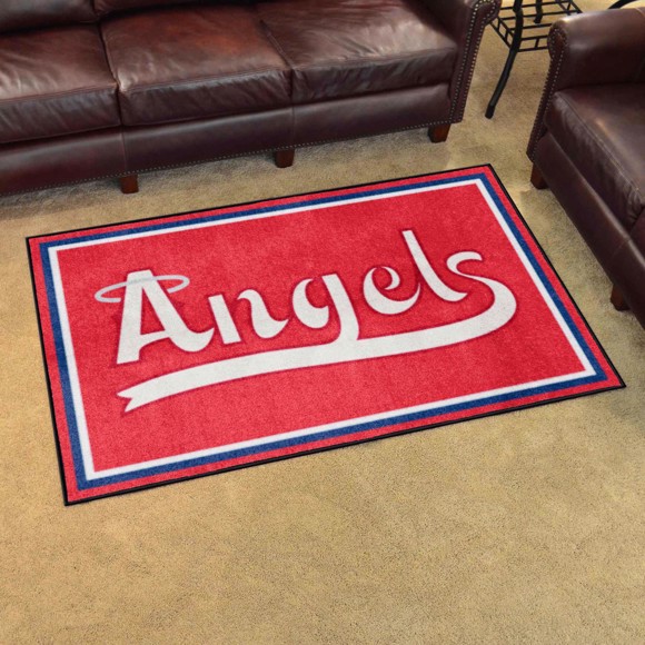 Picture of Los Angeles Angels 4ft. x 6ft. Plush Area Rug
