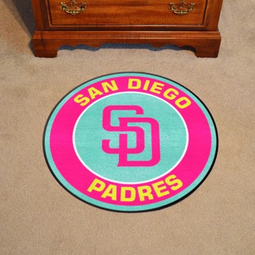 Picture of San Diego Padres Roundel Rug - 27in. Diameter