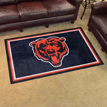 Picture of Chicago Bears 4ft. x 6ft. Plush Area Rug