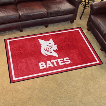 Picture of Bates College Bobcats 4ft. x 6ft. Plush Area Rug