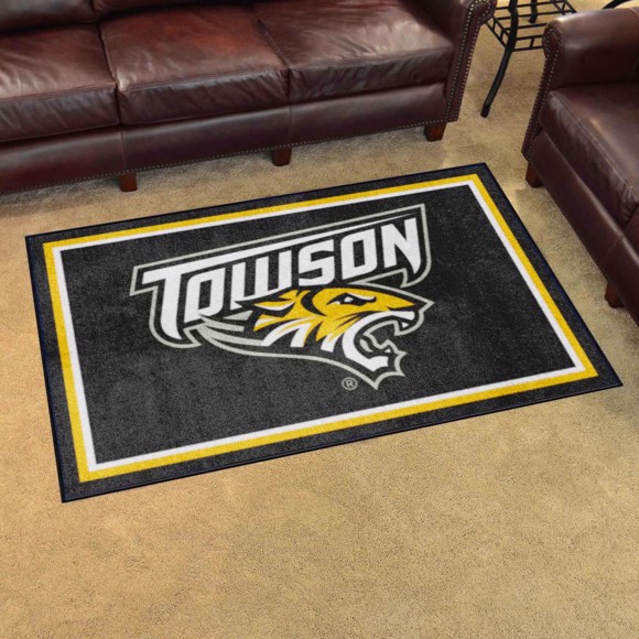 Picture of Towson Tigers 4ft. x 6ft. Plush Area Rug