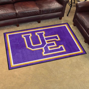 Picture of Evansville Purple Aces 4ft. x 6ft. Plush Area Rug