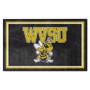 Picture of West Virginia State Yellow Jackets 4ft. x 6ft. Plush Area Rug
