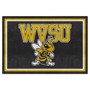 Picture of West Virginia State Yellow Jackets 5ft. x 8 ft. Plush Area Rug