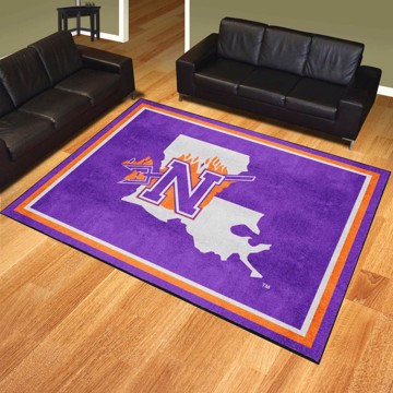 Picture of Northwestern State Demons 8ft. x 10 ft. Plush Area Rug