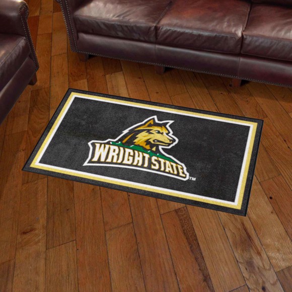 Picture of Wright State Raiders 3ft. x 5ft. Plush Area Rug