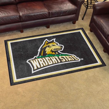 Picture of Wright State Raiders 4ft. x 6ft. Plush Area Rug