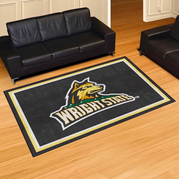 Picture of Wright State Raiders 5ft. x 8 ft. Plush Area Rug