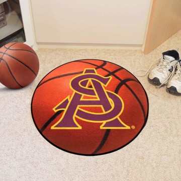 Picture of Arizona State Sun Devils Basketball Rug - 27in. Diameter
