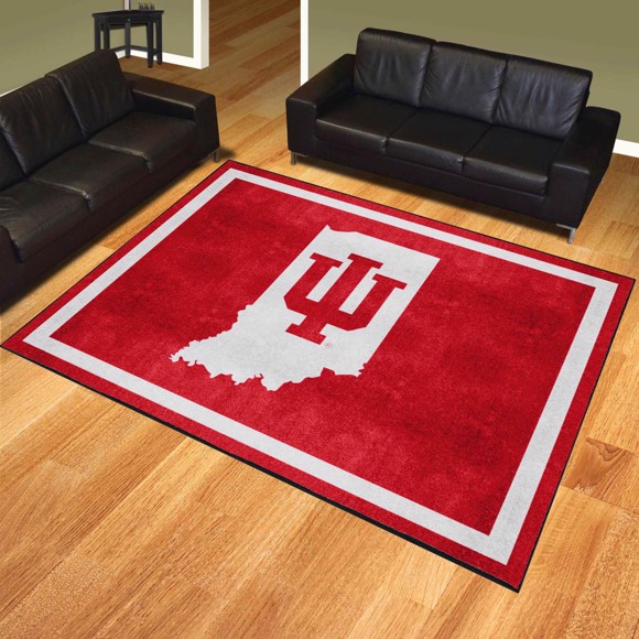Picture of Indiana Hooisers 8ft. x 10 ft. Plush Area Rug
