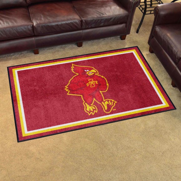 Picture of Iowa State Cyclones 4ft. x 6ft. Plush Area Rug