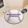 Picture of Washington Huskies Baseball Rug - 27in. Diameter
