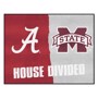 Picture of House Divided - Georgia Tech / Georgia House Divided House Divided Rug - 34 in. x 42.5 in.