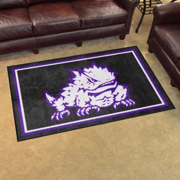 Picture of TCU Horned Frogs 4ft. x 6ft. Plush Area Rug