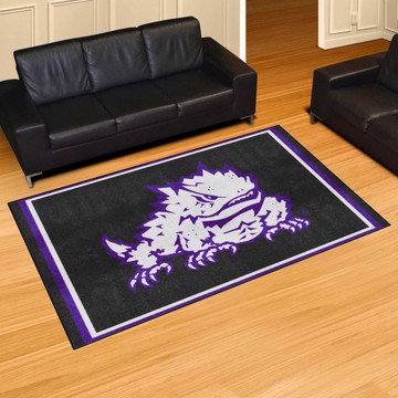 Picture of TCU Horned Frogs 5ft. x 8 ft. Plush Area Rug