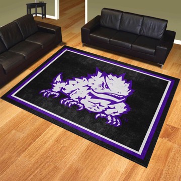 Picture of TCU Horned Frogs 8ft. x 10 ft. Plush Area Rug