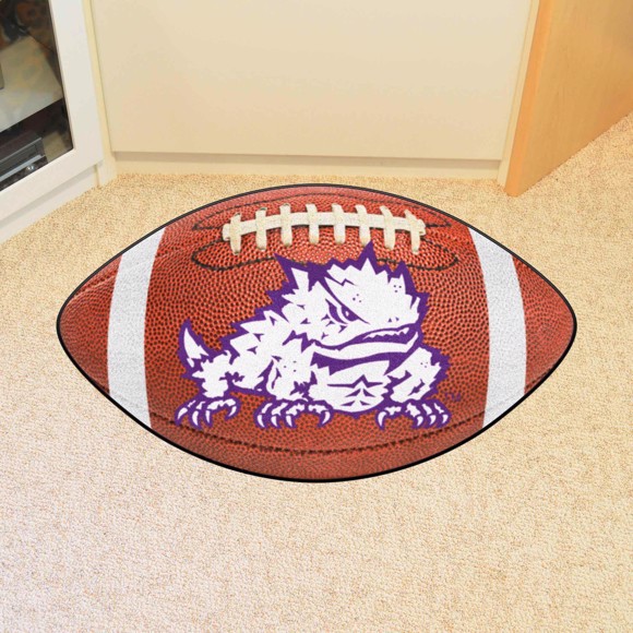 Picture of TCU Horned Frogs  Football Rug - 20.5in. x 32.5in.