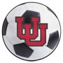 Picture of Utah Utes Soccer Ball Rug - 27in. Diameter