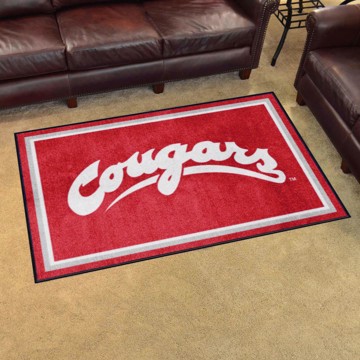 Picture of Washington State Cougars 5ft. x 8 ft. Plush Area Rug