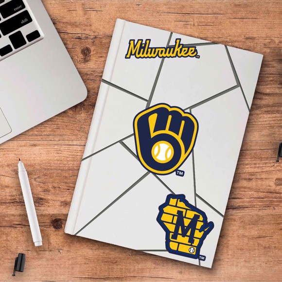 Picture of Milwaukee Brewers 3 Piece Decal Sticker Set