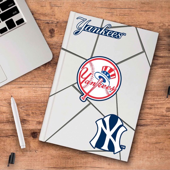Picture of New York Yankees 3 Piece Decal Sticker Set