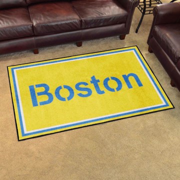 Picture of Boston Red Sox 4ft. x 6ft. Plush Area Rug