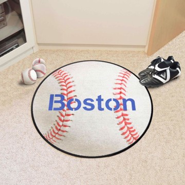 Picture of Boston Red Sox Baseball Rug - 27in. Diameter