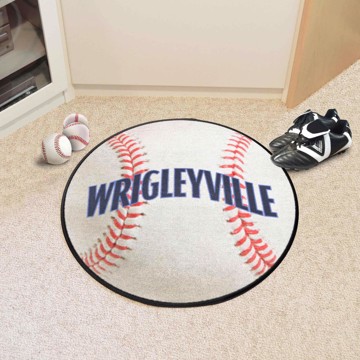 Picture of Chicago Cubs Baseball Rug - 27in. Diameter